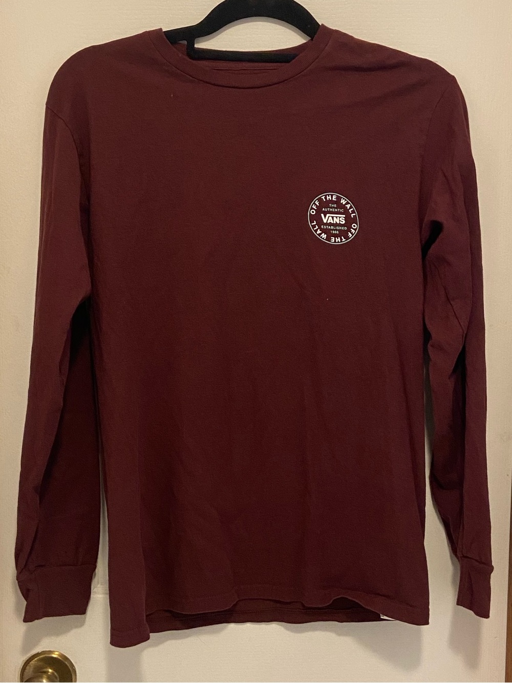 Vans Off The Wall Long Sleeve Size Small